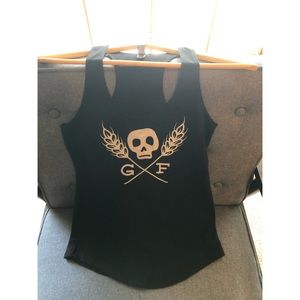 Gluten Free Skull Racerback Tank